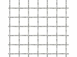 Panel de malla alambre rizado acero inox. 100x85 cm 31x31x3 mm ES901585 Plateado Discount