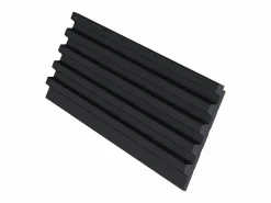 Vente-unique Panel de pared 3D, paquete de 2,83 m², , juego de 8 piezas, CLINTON Negro Online