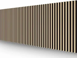 Vente-unique Panel De Pared|Panel de pared 3D, paquete de 2,83 m², negro y dorado, juego de 8 piezas, CLINTON