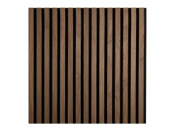 Panel de pared 60x60x2,5 cm Marrón Negro / Marru00f3n Best