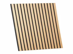 Panel de pared 60x60x2.5 cm paneles acústicos de sonido natural Negro / Marru00f3n Best