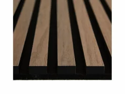 Panel de pared 60x120x2.5 cm panel acústico marrón para sonido Negro / Marru00f3n