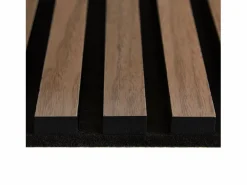 Panel de pared 60x120x2.5 cm panel acústico marrón para sonido Negro / Marru00f3n