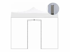 Decor Space Cenador Y Quiosco|Panel lateral impermeable de 2 x 2 m con puerta enrollable para cenador plegable