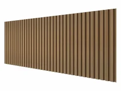 Vente-unique Panel De Pared|Panel mural 3D pack de 3,71 m² color madera natural lote de 8 piezas TATIANA
