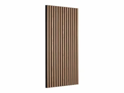 Paneles Acústicos con Tablas de Madera SucceBuy 120 x 60 cm, Decoración Mural Moderna, Nogal Marru00f3n Online