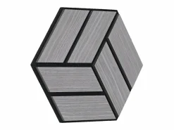 Paneles acústicos 30x26 cm Gris Hexágono Panal^ Hot