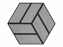 Paneles acústicos 30x26 cm Gris Hexágono Panal^ Hot