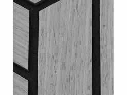 Paneles acústicos 30x26 cm Gris Hexágono Panal Negro / Gris Sale