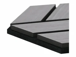 Paneles acústicos 30x26 cm Gris Hexágono Panal^ Outlet