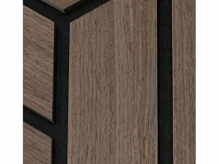 Panel De Pared|Paneles acústicos 30x26 cm Marrón Hexágono Panal