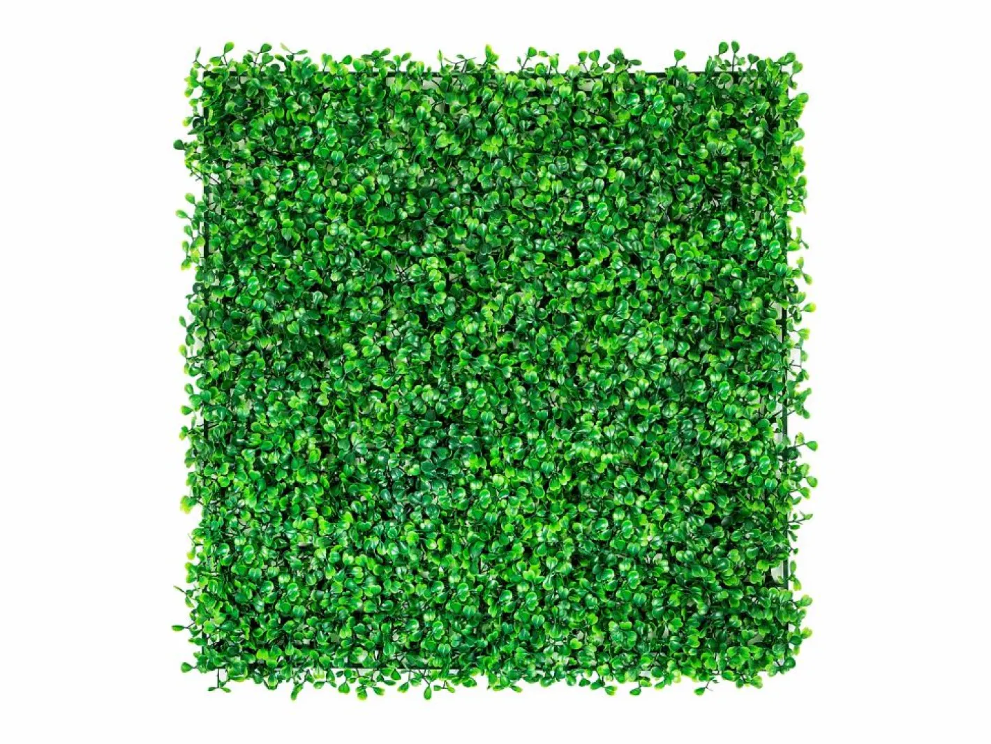 Paneles de Buxus Artificiales SucceBuy 25.4x25.4 cm 48 Piezas, Seto Resistente a UV para Decoración de Valla^