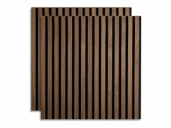 Paneles de pared 60x60 cm Marrón Negro / Marru00f3n Hot