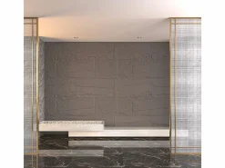Panel De Pared|Paneles decorativos efecto piedra 3D (10 unidades, 7,2 m², revestimiento de pared de PU, 120 x 60 x 3 cm, volcán)