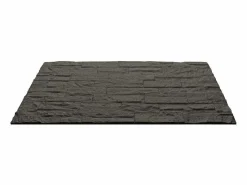 Paneles decorativos efecto piedra ladrillo 3D, juego de 12 unidades, 8,6 m², revestimiento de pared de PU, 120 x 60 x 2,5, color pizarra^ Outlet