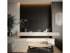 Vicco Paneles murales 120x1.8x40 akustikpaneel Negro Outlet