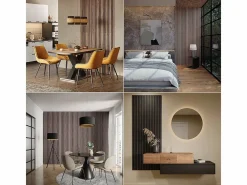 Vicco Paneles murales 120x1.8x40 akustikpaneel Negro Outlet