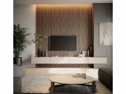 Vicco Panel De Pared|Paneles murales nogal 120x1.8x40 akustikpaneel