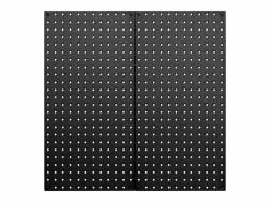 Paneles Perforados de Metal SucceBuy, 2 Paneles, 609,6 x 304,8 mm, para Herramientas de Taller Negro Best