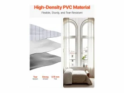 Papel Pintado Adhesivo de Pared SucceBuy, 45 cm x 15 m, Rollo Papel Pintado Autoadhesivo en Vinilo, Motivo Textura Madera Blanca, Impermeable Blanco Hot