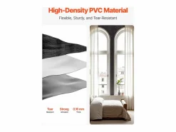 Papel Pintado|Papel Pintado|Papel Pintado Adhesivo de Pared SucceBuy, 40 cm x 10 m, Rollo Papel Pintado Autoadhesivo Vinilo, Motivo Textura Agrietada Negra, para Revestimiento de Pared
