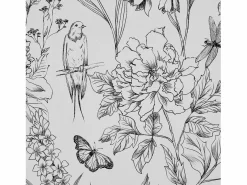 Papel Pintado|Papel Pintado|Papel Pintado Adhesivo de Pared SucceBuy, 45 cm x 10 m, Rollo Papel Pintado Autoadhesivo Vinilo, Motif Floral Botánico , Impermeable