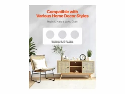Papel Pintado Adhesivo de Pared SucceBuy, 45 cm x 10 m, Rollo Papel Pintado Autoadhesivo en Vinilo, Motivo Textura Madera Blanca, para Revestimiento de Pared Blanco Hot