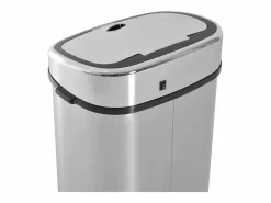Papelera automática con sensor, acero inoxidable, color plata (40,5x29,5x78 cm)^ Clearance