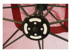 Parasol excéntrico cuadrado con LED de 3x3 m SOLENZARA^Concept-Usine