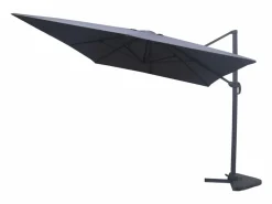 Concept-Usine Parasol excéntrico 3x4 m CESARE Gris New