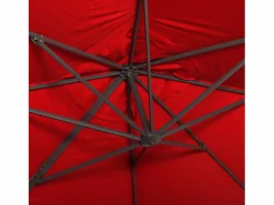 Sweeek Sombrilla|Parasol rectangular excéntrico, 3x4m + placas de lastre 50x50cm
