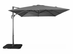 Sweeek Sombrilla|Parasol rectangular excéntrico, 3x4m + placas de lastre 50x50cm