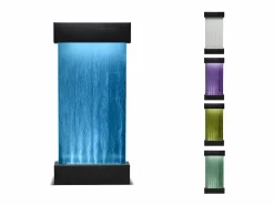 OZAIA Pared de burbujas de agua con leds multicolor CECILY Negro Outlet