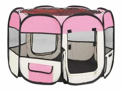 Clicnbuy Seguridad Para Mascotas|Parque de perros plegable bolsa de transporte 90x90x58 cm