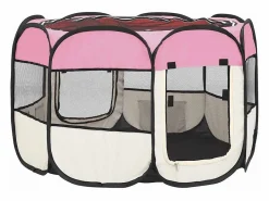 Clicnbuy Seguridad Para Mascotas|Parque de perros plegable bolsa de transporte 90x90x58 cm