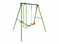 Habitat et jardin Columpio|Parque infantil de acero Lola - 2 soportes - 1.95m