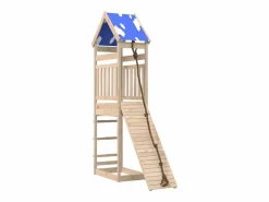 Parque infantil de exterior de madera maciza de pino ES889713 Marru00f3n Hot
