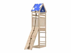 Parque infantil de exterior de madera maciza de pino ES889713 Marru00f3n Hot