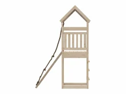 Parque infantil de exterior de madera maciza de pino ES889713 Marru00f3n Hot