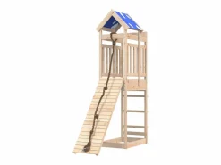 Parque infantil de exterior de madera maciza de pino ES107275^ Outlet