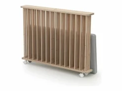 Webaby Mueble De Bebé|Parque infantil plegable madera CALI - Haya Cruda - 100 x 100 cm