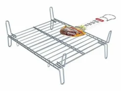 Basic Materiales Y Utensilios De Cocina|Parrilla Bbq Algon Doble Acero - Medida 25 x 30 cm