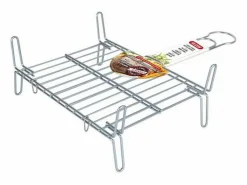 Basic Materiales Y Utensilios De Cocina|Parrilla Bbq Algon Doble Acero - Medida 25 x 30 cm