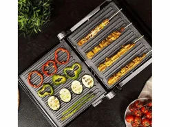 Parrilla eléctrica Cecotec Rock'nGrill Smart 2000W panel táctil inox/negro Plateado Hot