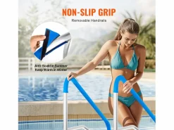 Accesorio Piscina|Pasamanos de Piscina SucceBuy de Acero Inoxidable de 142×94.5 cm para Spas y Piscinas