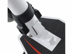 Patinete plegable regulable en altura con amortiguador, aluminio, (92,5x37,5x87-101,5cm) Blanco Best