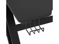 Garden Furniture Mesa Gaming|Paul-François-Alain Escritorio gaming con patas en forma de ZZ 90x60x75 cm