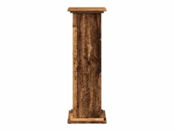 Pedestal con almacenamiento de madera vieja de ingeniería de madera Marru00f3n Outlet