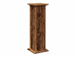 Pedestal con almacenamiento de madera vieja de ingeniería de madera Marru00f3n Outlet