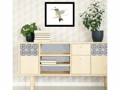 Draeger Pegatinas de azulejos 15 X 15 cm - Motivos floral en blanco y Negro Outlet